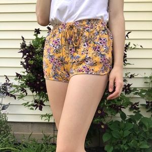 Patterned Pink Republic Flowy Shorts